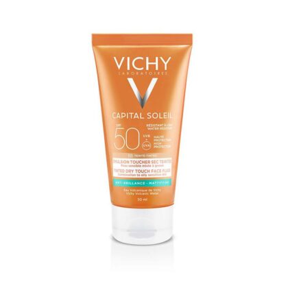 Emulsion Toucher Sec Teintee SPF50 1