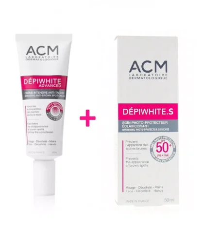 PACK ACM CREME DEPIWHITE ADVANCED DEPIGMENTECRAN DEPIWHITE S SPF 50