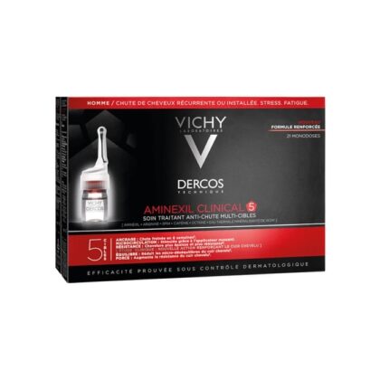 aminexil clinical 5 homme 21x6ml dercos vichy