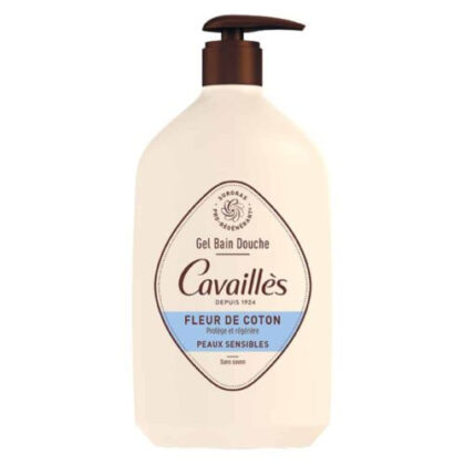 cavailles gel bain douche fleur de coton 400ml 500x500 1
