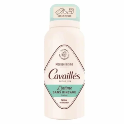 cavailles l intime mousse nettoyante intime fraicheur sans rincage 100ml