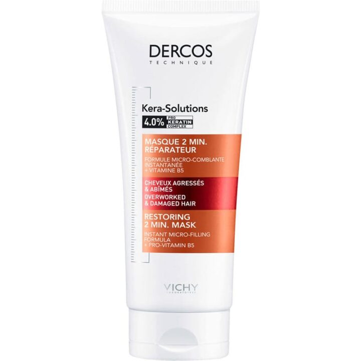dercos kera solutions masque 2 min reparateur 200ml