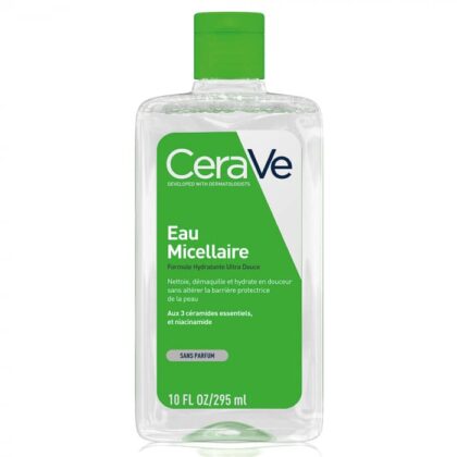 eau micellaire demaquillant peaux normales a seches 295ml cerave 6