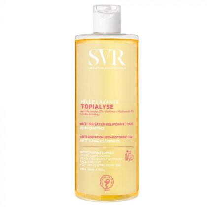 huile lavante anti irritation relipidante 24h anti grattage 400ml topialyse svr 1