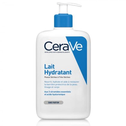 lait hydratant visage et corps peaux seches a tres seches cerave 6