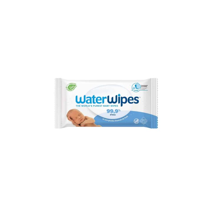lingettes bebe a l eau 60 lingettes