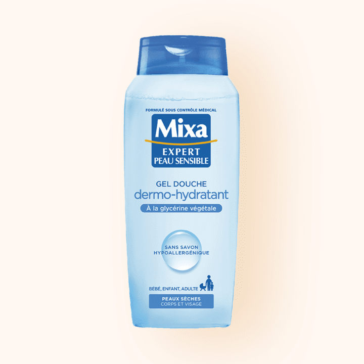 mixa gel douche dermo hydratant