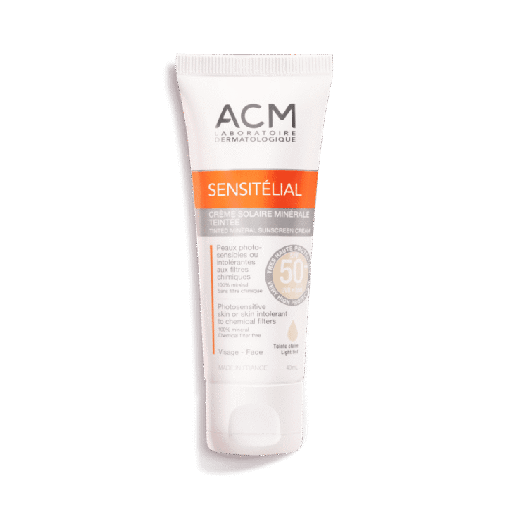 sensitelial creme minerale spf50 teinte claire 1